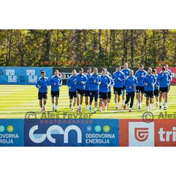 Slovenia Football team practice, Brdo pri Kranju, Slovenia on October 8, 2025