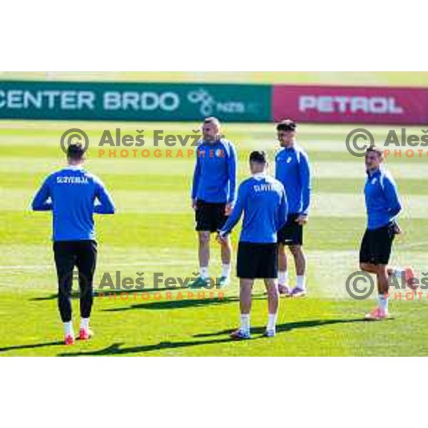 Slovenia Football team practice, Brdo pri Kranju, Slovenia on October 8, 2025