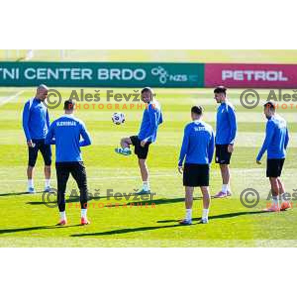 Slovenia Football team practice, Brdo pri Kranju, Slovenia on October 8, 2025