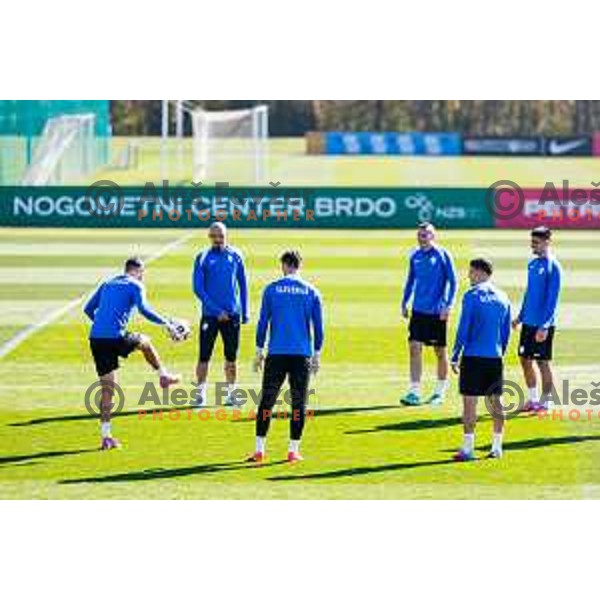 Slovenia Football team practice, Brdo pri Kranju, Slovenia on October 8, 2025