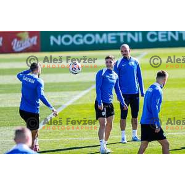 Slovenia Football team practice, Brdo pri Kranju, Slovenia on October 8, 2025
