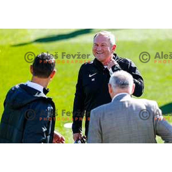 Matjaz Kek, head coach of Slovenia Football team during practice session, Brdo pri Kranju, Slovenia on October 8, 2025