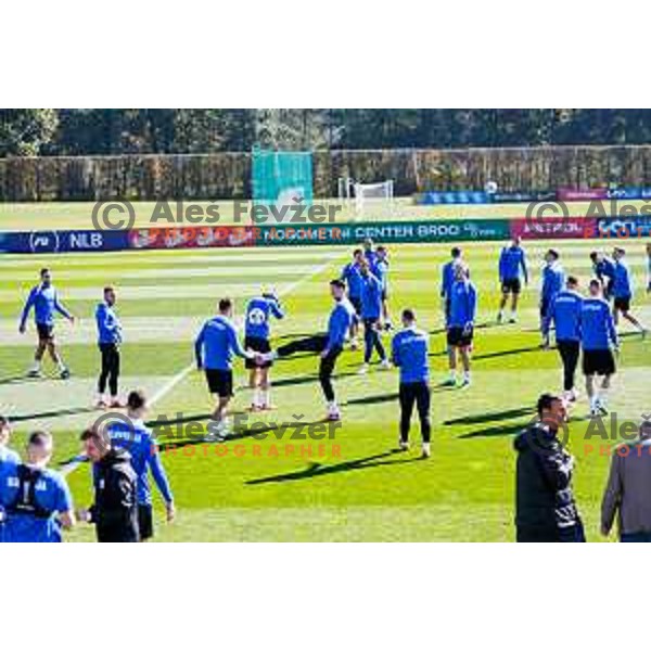 Slovenia Football team practice, Brdo pri Kranju, Slovenia on October 8, 2025