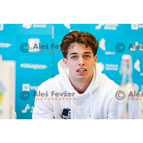 Gregor Rakovic of Slovenia Gymnastic team during press conference before departure to World Championship, Ljubljana, Slovenia on October 8, 2025