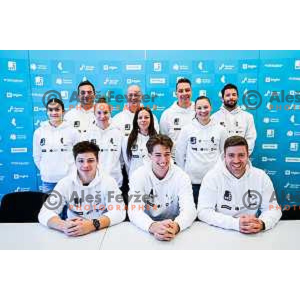 Slovenia Gymnastic team press conference before departure to World Championship, Ljubljana, Slovenia on October 8, 2025
