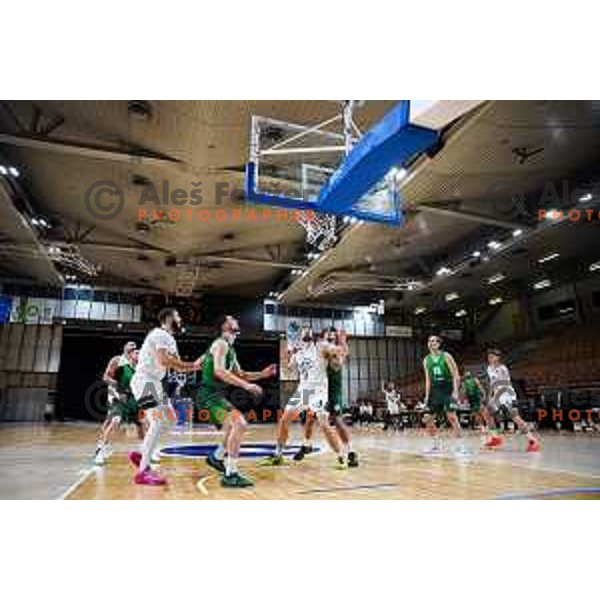 Hala Tivoli during OTP Bank League 2025/2026 basketball match between Ilirija and Krka in Hala Tivoli, Ljubljana, Slovenia on October 9, 2025. Photo: Filip Barbalic