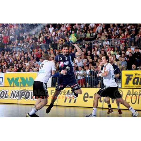 David Spiler at handball match Slovenia- Germany in Qualification for Euro 2010, played in Arena Zlatorog, Celje, Slovenia 2.11.2008. Germany won 27:26 
