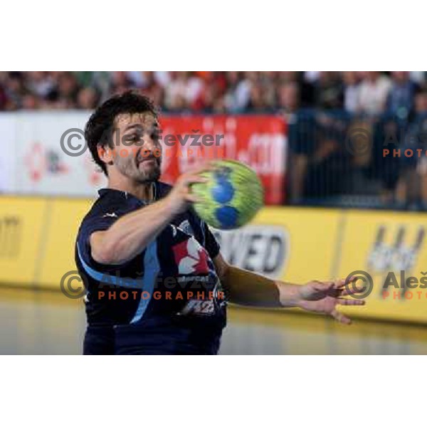 David Spiler at handball match Slovenia- Germany in Qualification for Euro 2010, played in Arena Zlatorog, Celje, Slovenia 2.11.2008. Germany won 27:26 