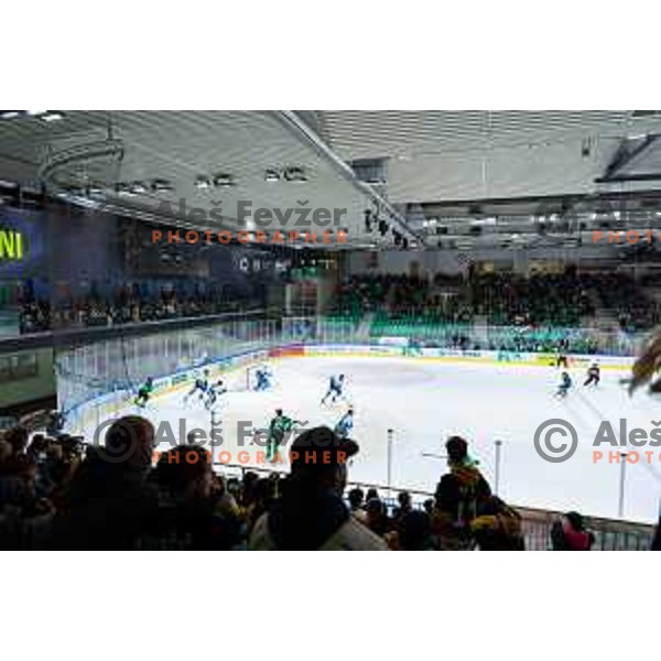 Hala Tivoli during IceHL 2025/2026 ice-hockey match between SZ Olimpija and Steinbach Black Wings Linz in Tivoli Hall, Ljubljana, Slovenia on October 10, 2025. Photo: Filip Barbalic