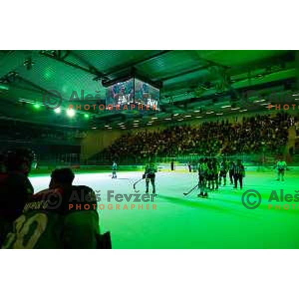 Hala Tivoli during IceHL 2025/2026 ice-hockey match between SZ Olimpija and Steinbach Black Wings Linz in Tivoli Hall, Ljubljana, Slovenia on October 10, 2025. Photo: Filip Barbalic