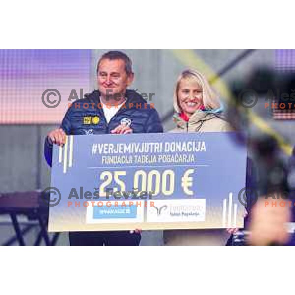 Mirko Pogacar at the Pogi Challenge at Krvavec Ski resort, Slovenia on October 12, 2025