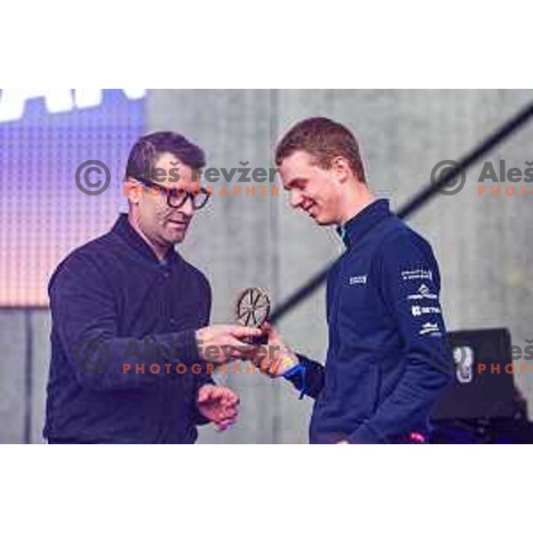 Andrej Hauptman and Jakob Omrzel at the Pogi Challenge at Krvavec Ski resort, Slovenia on October 12, 2025