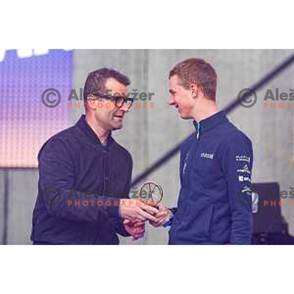 Andrej Hauptman and Jakob Omrzel at the Pogi Challenge at Krvavec Ski resort, Slovenia on October 12, 2025