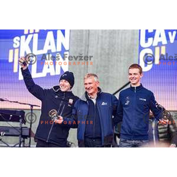 Tadej Pogacar at the Pogi Challenge at Krvavec Ski resort, Slovenia on October 12, 2025