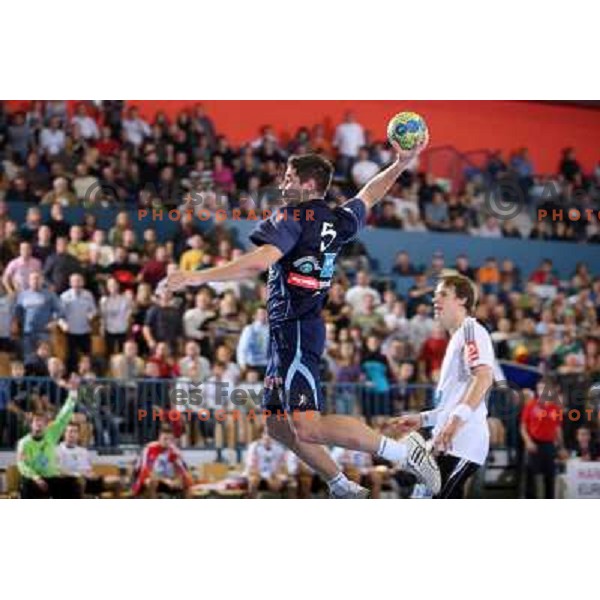 David Korazija at handball match Slovenia- Germany in Qualification for Euro 2010, played in Arena Zlatorog, Celje, Slovenia 2.11.2008. Germany won 27:26 