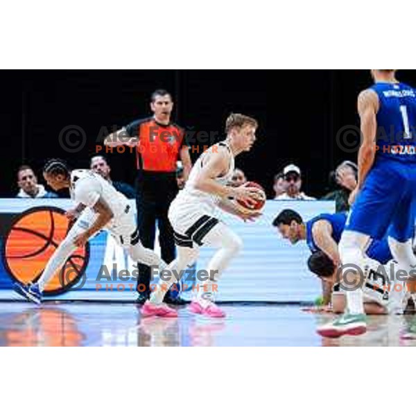 of Ilirija in action during AdmiralBet ABA League 2025/2026 basketball match between Ilirija and Zadar in Tivoli Hall, Ljubljana, Slovenia on October 12, 2025