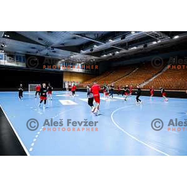 RK LL Grosist Slovan practice session in Tivoli Hall, Ljubljana, Slovenia on October 13, 2025