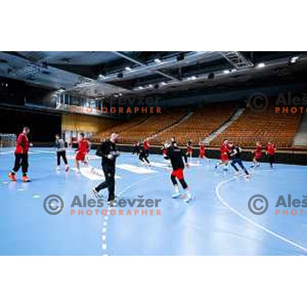 RK LL Grosist Slovan practice session in Tivoli Hall, Ljubljana, Slovenia on October 13, 2025