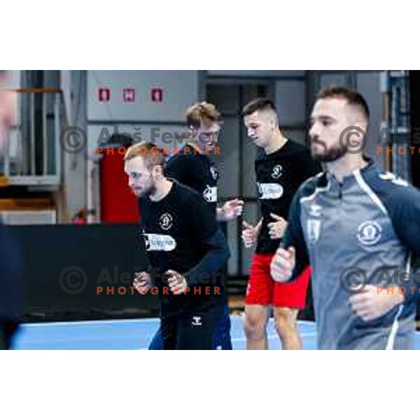 RK LL Grosist Slovan practice session in Tivoli Hall, Ljubljana, Slovenia on October 13, 2025
