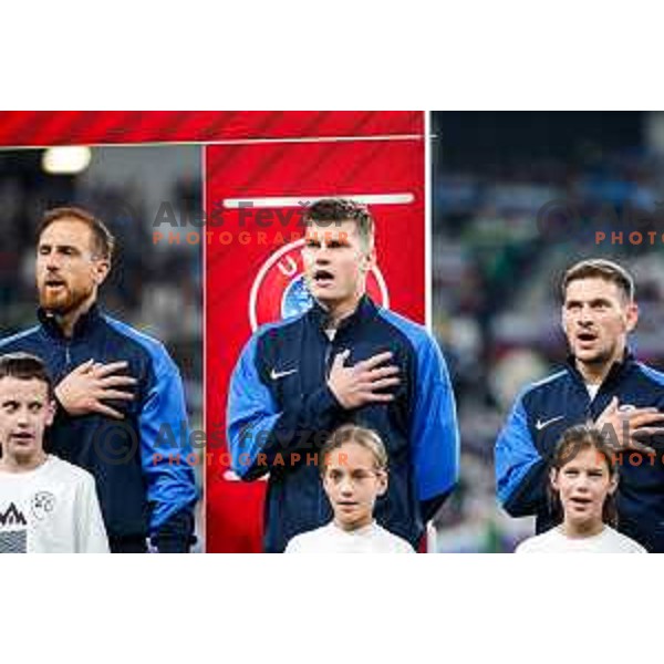 Jan Oblak during FIFA World Cup 2026 European Qualifiers match between Slovenia and Switzerland in SRC Stozice, Ljubljana, Slovenia on October 13, 2025