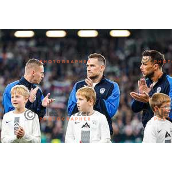 Timi Max Elsnik in action during FIFA World Cup 2026 European Qualifiers match between Slovenia and Switzerland in SRC Stozice, Ljubljana, Slovenia on October 13, 2025