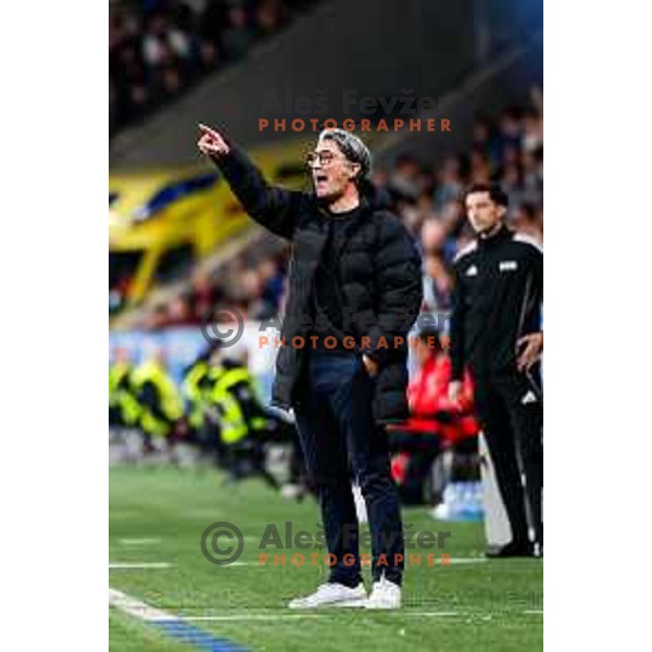 Murat Yakin, head coach of Switzerland during FIFA World Cup 2026 European Qualifiers match between Slovenia and Switzerland in SRC Stozice, Ljubljana, Slovenia on October 13, 2025