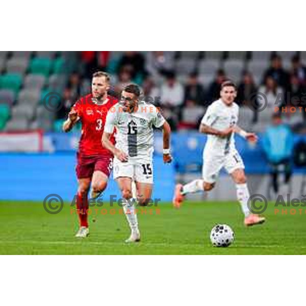 Danijel Sturm during FIFA World Cup 2026 European Qualifiers match between Slovenia and Switzerland in SRC Stozice, Ljubljana, Slovenia on October 13, 2025