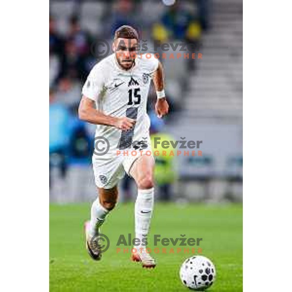 Danijel Sturm during FIFA World Cup 2026 European Qualifiers match between Slovenia and Switzerland in SRC Stozice, Ljubljana, Slovenia on October 13, 2025
