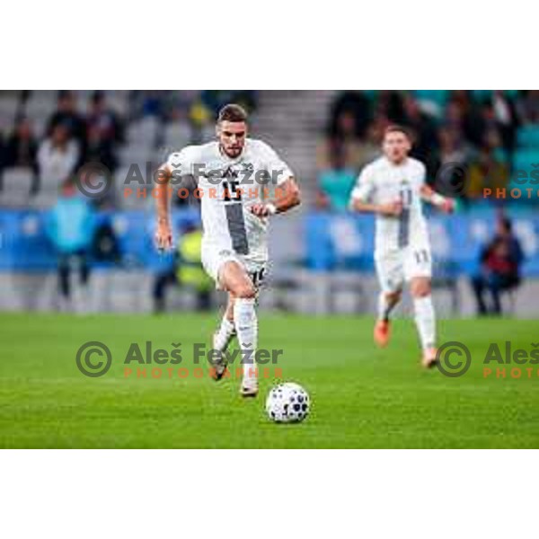 Danijel Sturm during FIFA World Cup 2026 European Qualifiers match between Slovenia and Switzerland in SRC Stozice, Ljubljana, Slovenia on October 13, 2025