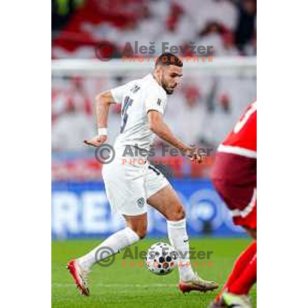 Danijel Sturm during FIFA World Cup 2026 European Qualifiers match between Slovenia and Switzerland in SRC Stozice, Ljubljana, Slovenia on October 13, 2025