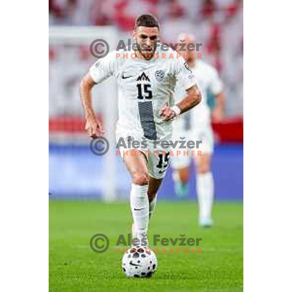 Danijel Sturm during FIFA World Cup 2026 European Qualifiers match between Slovenia and Switzerland in SRC Stozice, Ljubljana, Slovenia on October 13, 2025