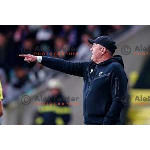Matjaz Kek, head coach of Slovenia during FIFA World Cup 2026 European Qualifiers match between Slovenia and Switzerland in SRC Stozice, Ljubljana, Slovenia on October 13, 2025