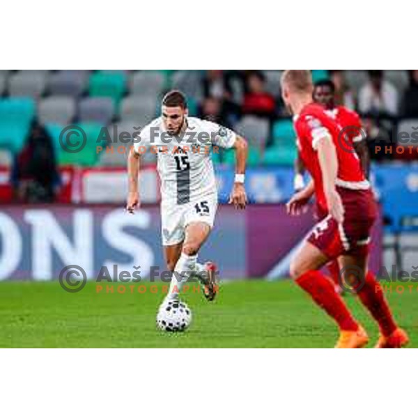 Danijel Sturm during FIFA World Cup 2026 European Qualifiers match between Slovenia and Switzerland in SRC Stozice, Ljubljana, Slovenia on October 13, 2025