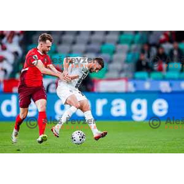 Danijel Sturm during FIFA World Cup 2026 European Qualifiers match between Slovenia and Switzerland in SRC Stozice, Ljubljana, Slovenia on October 13, 2025