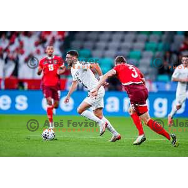 Danijel Sturm during FIFA World Cup 2026 European Qualifiers match between Slovenia and Switzerland in SRC Stozice, Ljubljana, Slovenia on October 13, 2025
