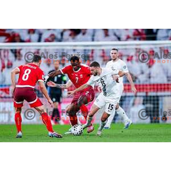 Danijel Sturm during FIFA World Cup 2026 European Qualifiers match between Slovenia and Switzerland in SRC Stozice, Ljubljana, Slovenia on October 13, 2025