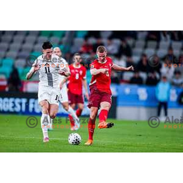 Benjamin Sesko during FIFA World Cup 2026 European Qualifiers match between Slovenia and Switzerland in SRC Stozice, Ljubljana, Slovenia on October 13, 2025