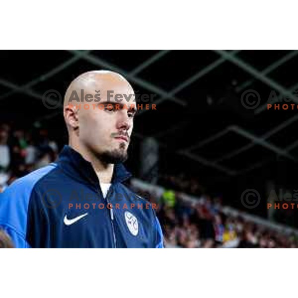 Vanja Drkusic during FIFA World Cup 2026 European Qualifiers match between Slovenia and Switzerland in SRC Stozice, Ljubljana, Slovenia on October 13, 2025