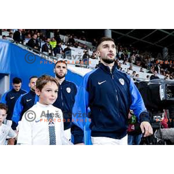 Adam Gnezda Cerin during FIFA World Cup 2026 European Qualifiers match between Slovenia and Switzerland in SRC Stozice, Ljubljana, Slovenia on October 13, 2025