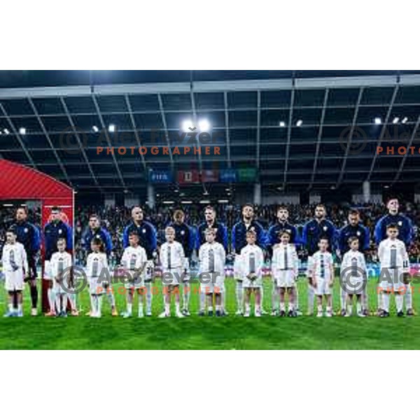 during FIFA World Cup 2026 European Qualifiers match between Slovenia and Switzerland in SRC Stozice, Ljubljana, Slovenia on October 13, 2025