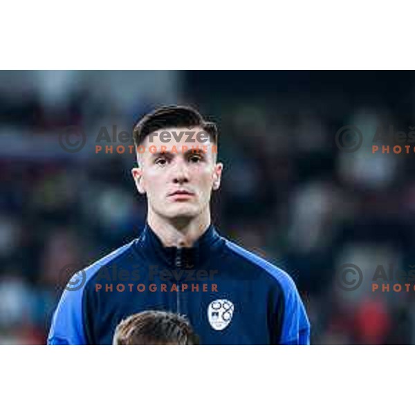Benjamin Sesko during FIFA World Cup 2026 European Qualifiers match between Slovenia and Switzerland in SRC Stozice, Ljubljana, Slovenia on October 13, 2025