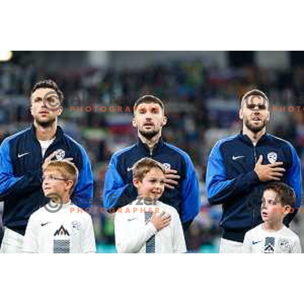 during FIFA World Cup 2026 European Qualifiers match between Slovenia and Switzerland in SRC Stozice, Ljubljana, Slovenia on October 13, 2025