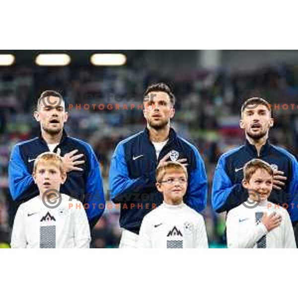 during FIFA World Cup 2026 European Qualifiers match between Slovenia and Switzerland in SRC Stozice, Ljubljana, Slovenia on October 13, 2025