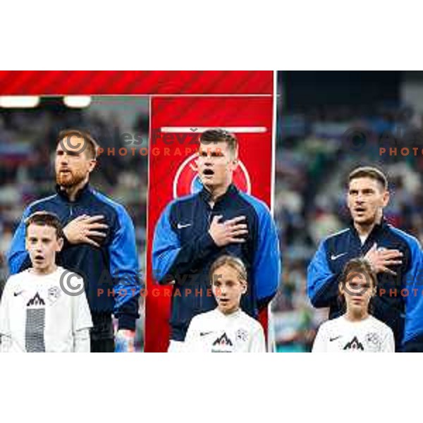 during FIFA World Cup 2026 European Qualifiers match between Slovenia and Switzerland in SRC Stozice, Ljubljana, Slovenia on October 13, 2025