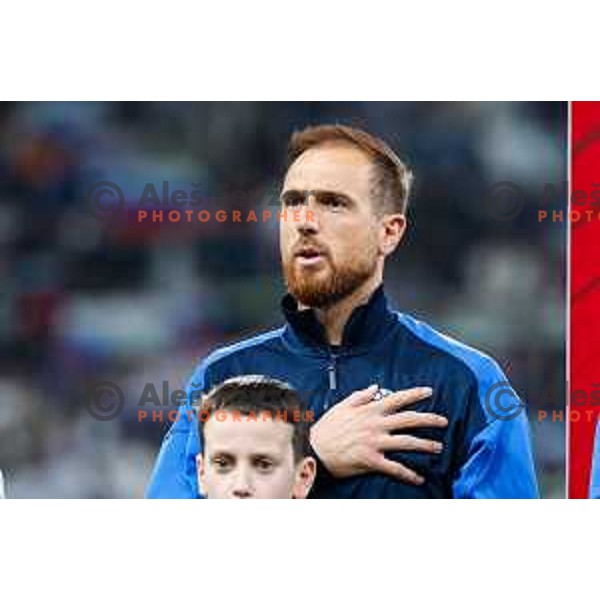 Jan Oblak during FIFA World Cup 2026 European Qualifiers match between Slovenia and Switzerland in SRC Stozice, Ljubljana, Slovenia on October 13, 2025
