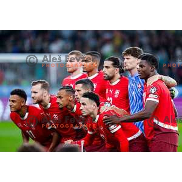 during FIFA World Cup 2026 European Qualifiers match between Slovenia and Switzerland in SRC Stozice, Ljubljana, Slovenia on October 13, 2025