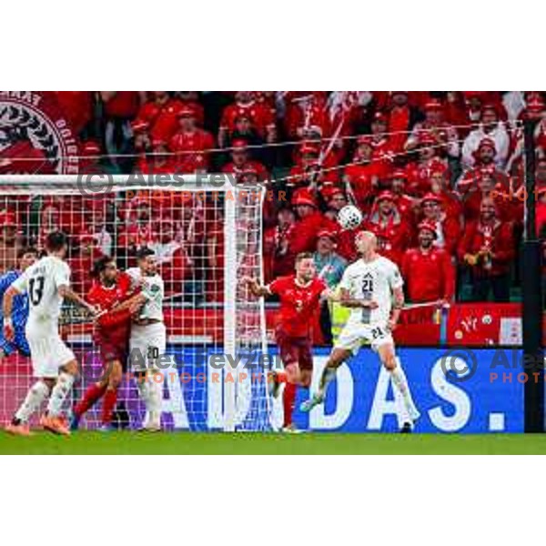 Vanja Drkusic during FIFA World Cup 2026 European Qualifiers match between Slovenia and Switzerland in SRC Stozice, Ljubljana, Slovenia on October 13, 2025