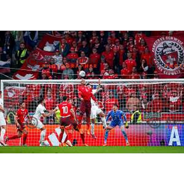 during FIFA World Cup 2026 European Qualifiers match between Slovenia and Switzerland in SRC Stozice, Ljubljana, Slovenia on October 13, 2025