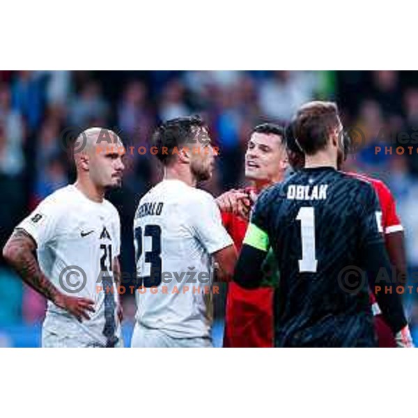 David Brekalo during FIFA World Cup 2026 European Qualifiers match between Slovenia and Switzerland in SRC Stozice, Ljubljana, Slovenia on October 13, 2025