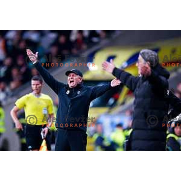 Matjaz Kek, head coach of Slovenia during FIFA World Cup 2026 European Qualifiers match between Slovenia and Switzerland in SRC Stozice, Ljubljana, Slovenia on October 13, 2025